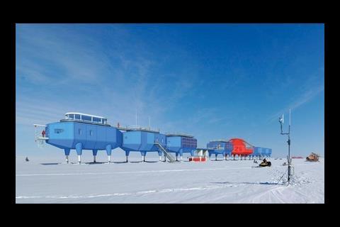 The beautiful south: Galliford Try is building the Halley VI Research Station in Antarctica, which will provide accommodation units and highly equipped science laboratories for the British Antarctic Survey